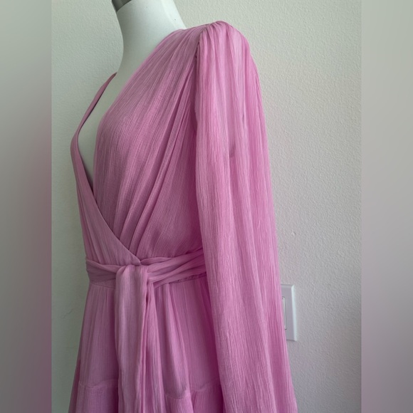 BHLDN by Anthropologies Esme V-Neck Long Sleeve Dress size M - Picture 8 of 13